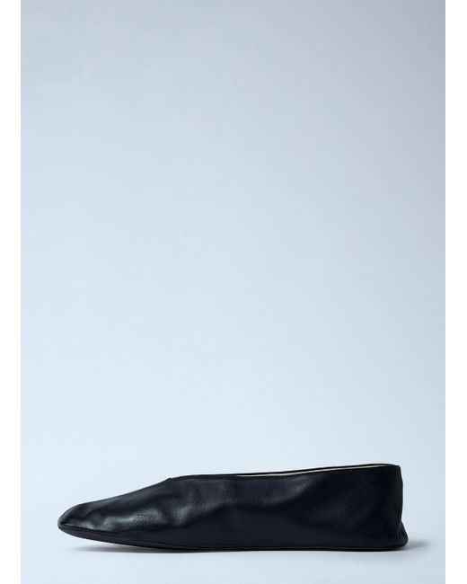 The Row Black Stella Flats