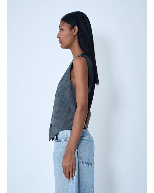 Alexander Wang Blue Tailored Vest
