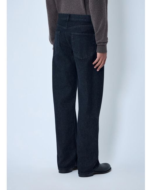 The Row Blue Straight-Leg Denim Jeans for men