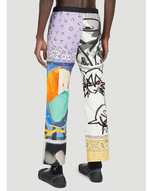 Children of the discordance Multicolor ×Yagi Bandana Pants for men