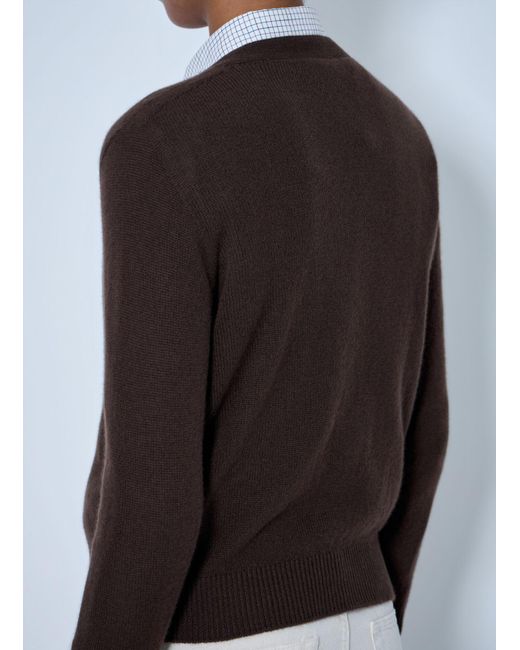 The Row Black Ovidia Cardigan
