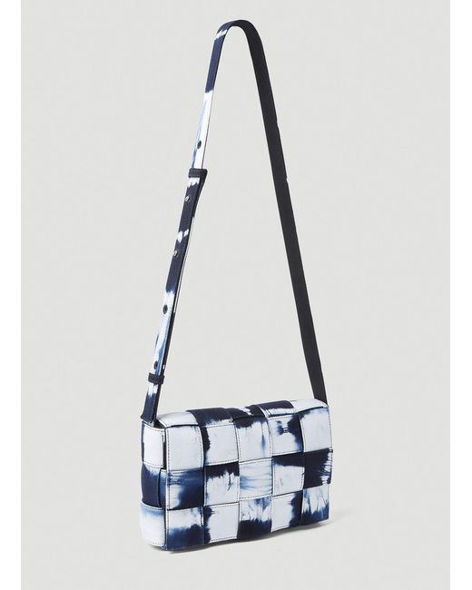 Bottega Veneta Blue Cassette Crossbody Bag for men