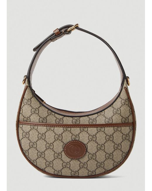 Gucci Gray Gg Retro Mini Handbag