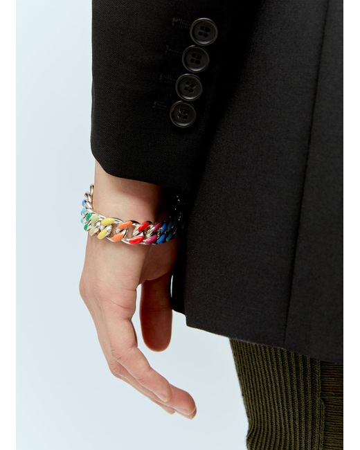 Fry Powers Black Chunky Chain Link Bracelet