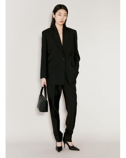 Prada Black Light Mohair Pants