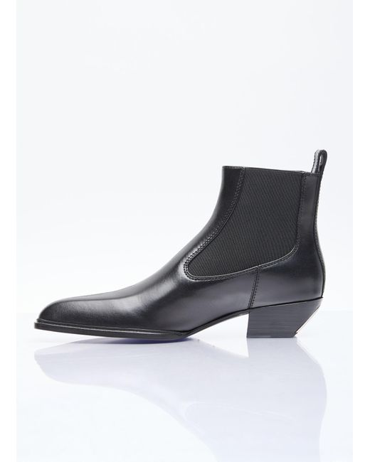 Alexander Wang White Slick 40 Ankle Boots