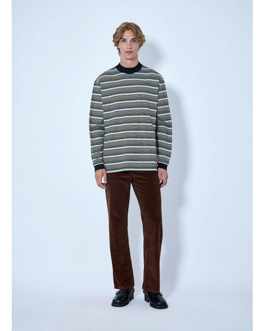 Marni Brown Corduroy Straight-leg Trousers for men