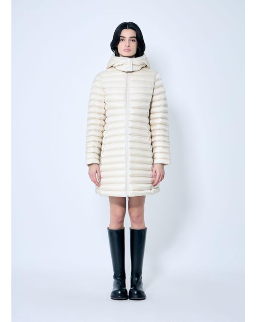 Moncler White Igelong Hooded Down Jacket