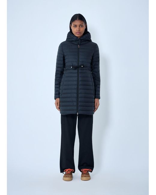 Moncler Blue Barbel Long Parka Coat
