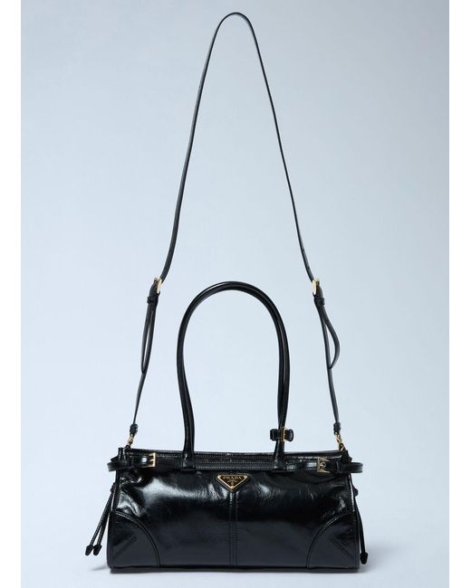 Prada Blue Medium Leather Handbag