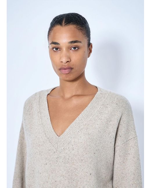 Rohe White Classic Mouliné Jumper