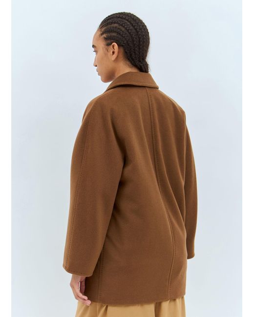 Max Mara Brown Short 101801 Icon Coat
