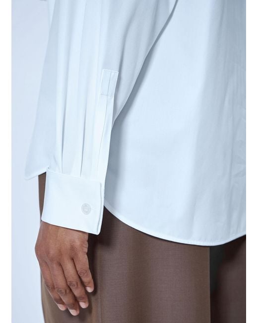 Saint Laurent White Lavallière Shirt