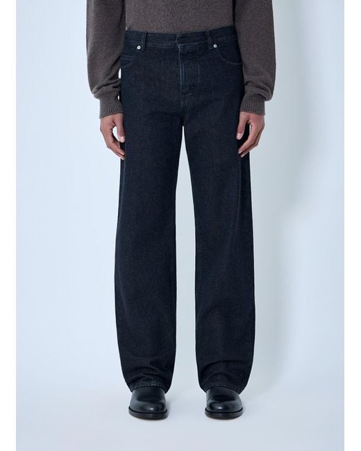 The Row Blue Straight-Leg Denim Jeans for men