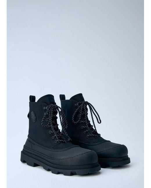 Moncler Blue Vera Sheal Ankle Boots for men