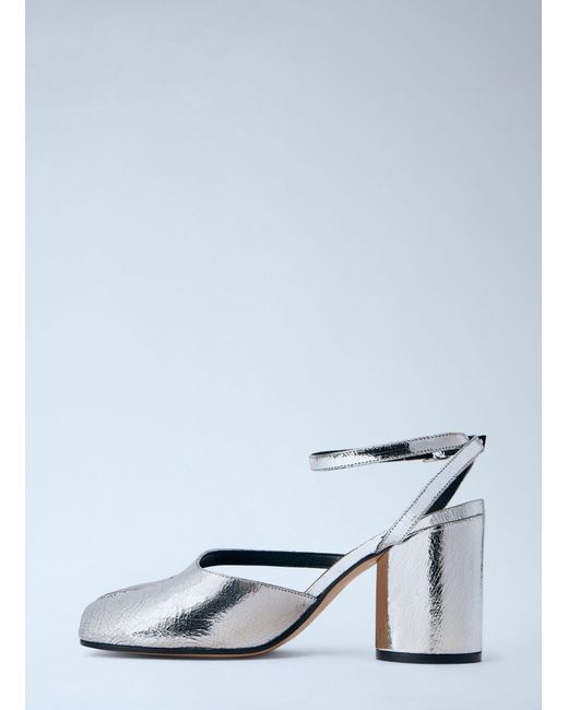 Maison Margiela White Tabi Pump Sandals