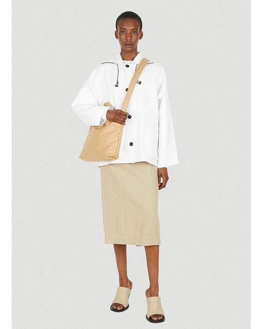 Kassl White Sailor Short Jacket