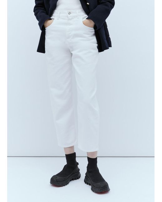 Moncler Blue Woman Jeans It - 38