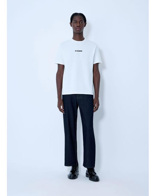 Jil Sander Blue Five-Pocket Jeans for men