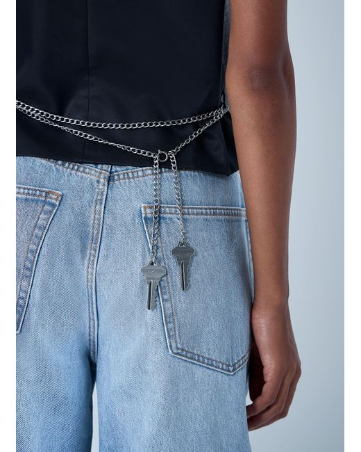 Alexander Wang Blue Tailored Vest