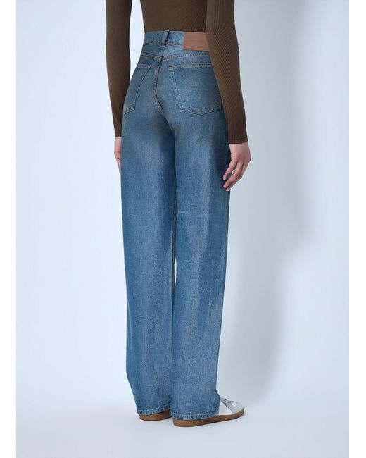 Our Legacy Blue Wide-Leg Denim Trousers