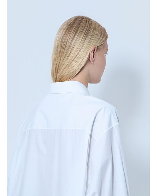 The Row White Luka Cotton Shirt