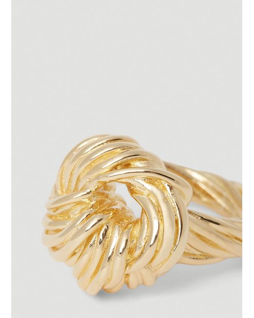 Bottega Veneta Natural Twisted Knot Ring