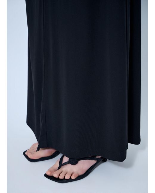 Totême Blue Flared Jersey Skirt