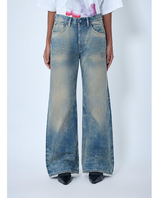 Acne Blue 2021F Five-Pocket Jeans