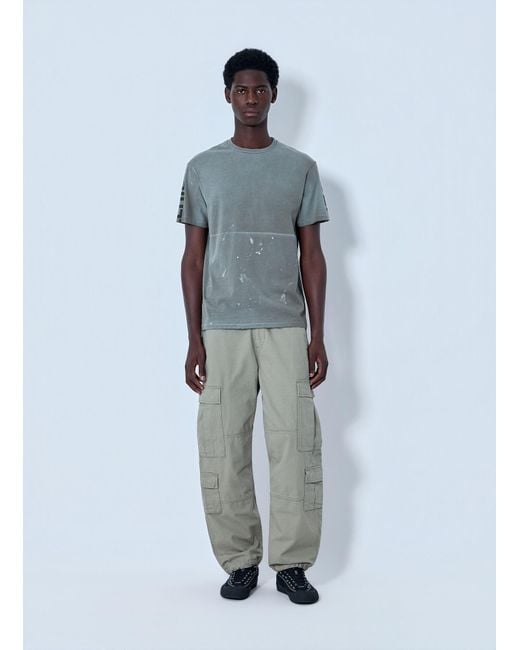 GALLERY DEPT. Blue Distressed T-Shirt for men
