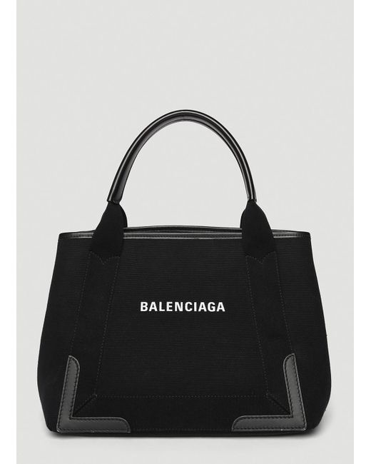 balenciaga navy cabas s