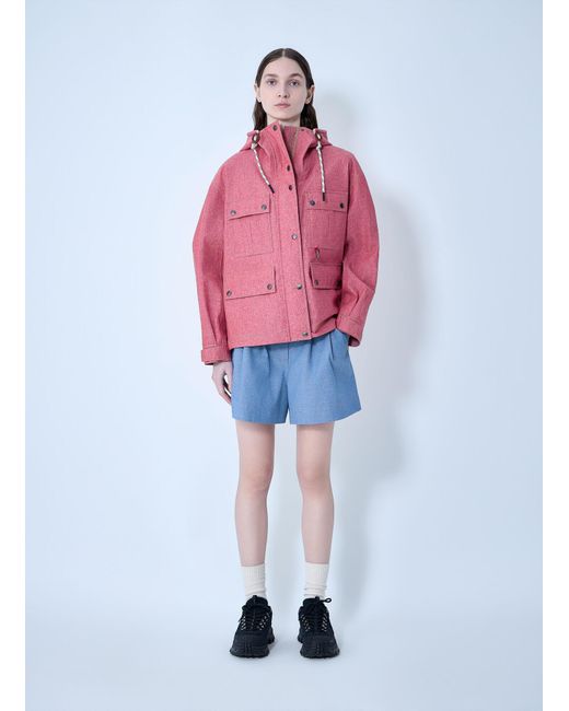 Moncler Pink Beziers Field Jacket