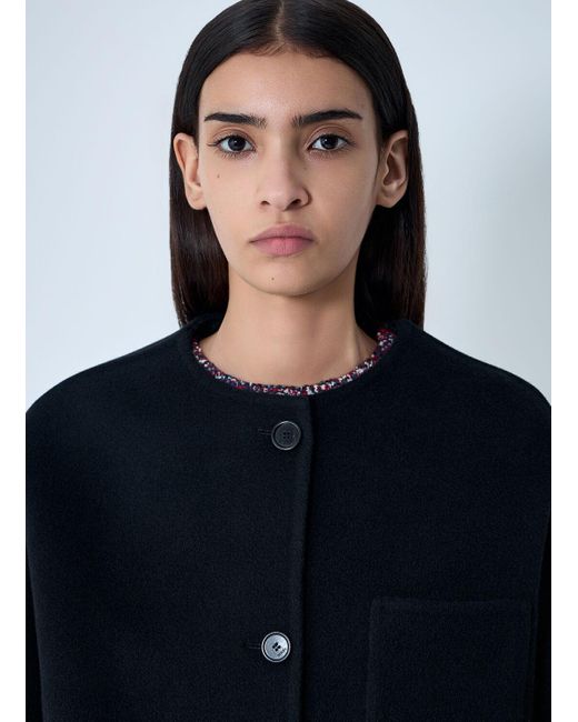 Gucci Blue Wool Coat
