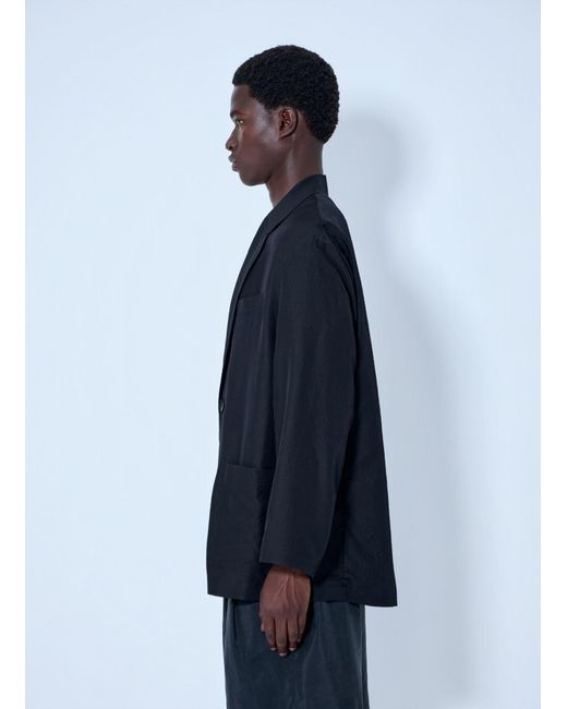 Ssstein Blue Single Breasted Jacket for men