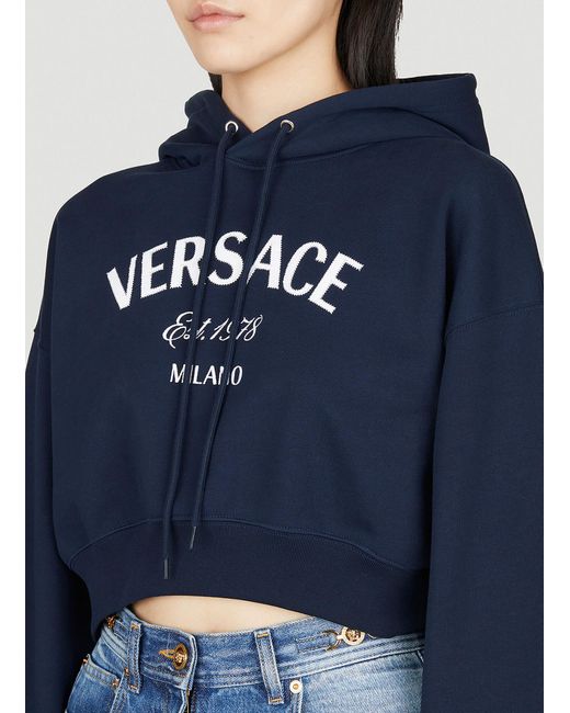 Versace Blue Woman Sweatshirts It - 42