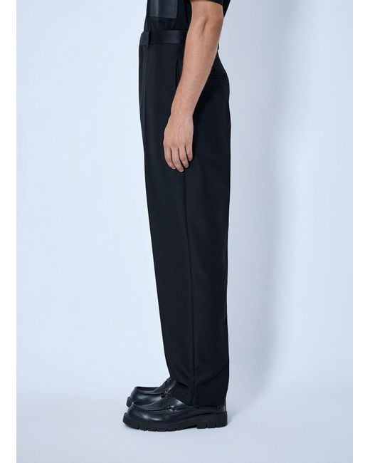 Bottega Veneta Blue Mohair Wool Canvas Trousers for men