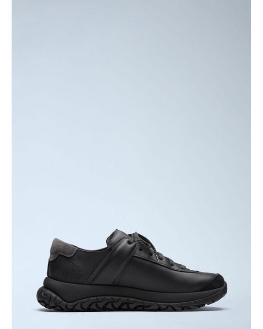 Birkenstock Black 1774 Stroedt Leather Sneakers for men