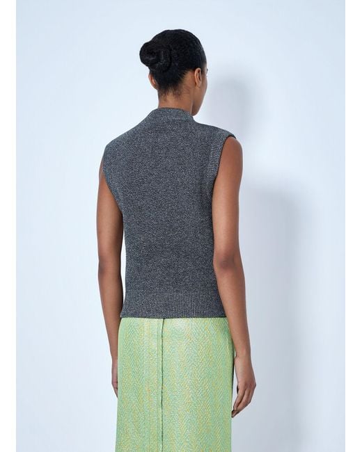 Marni Blue V Neck Sweater