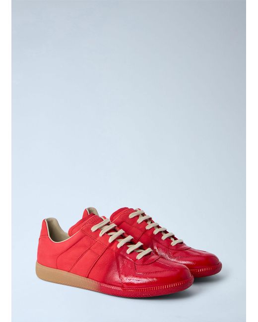 Maison Margiela Red Replica Sneakers for men