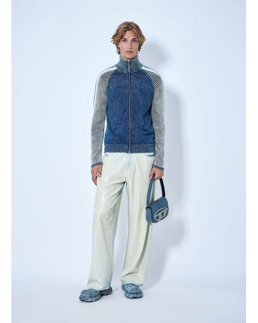 DIESEL Blue K-Heronimo Cardigan for men