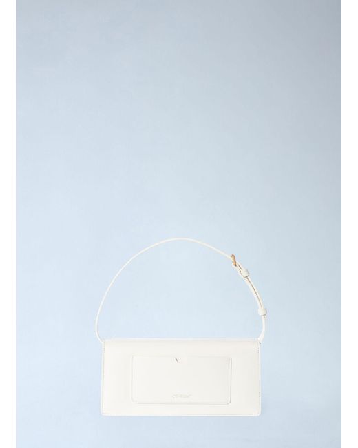 Off-White c/o Virgil Abloh Blue Off Jitney 1.0 Shoulder Bag