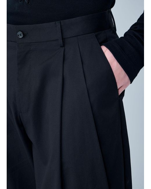 Dolce & Gabbana Blue Cotton Gabardine Pants for men