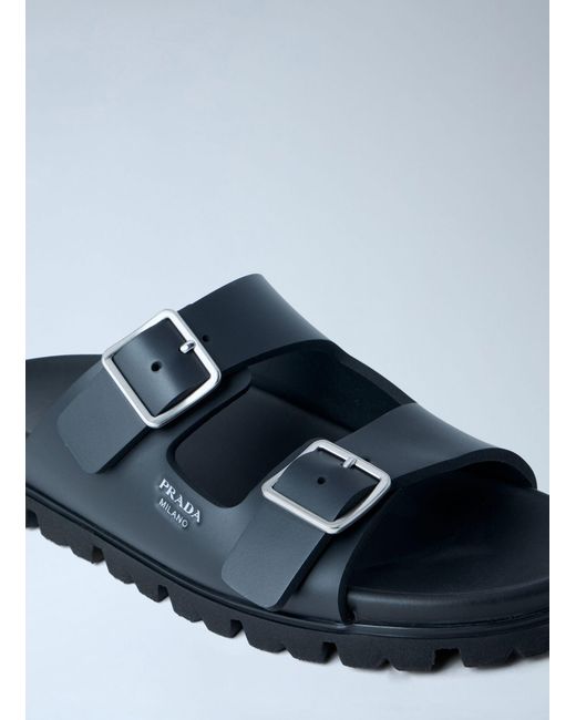 Prada Multicolor Rubber Slides
