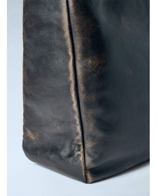 Miu Miu Blue Ivy Leather Tote Bag