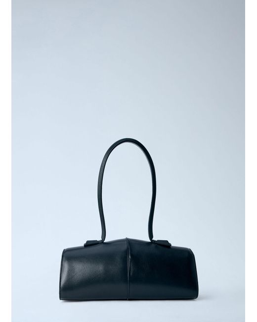 Jil Sander Blue Linea Shoulder Bag