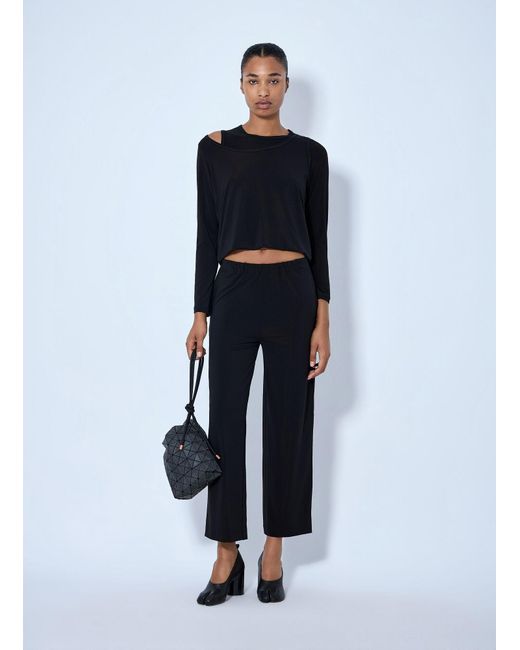 Issey Miyake Blue Elasticated Waist Trousers
