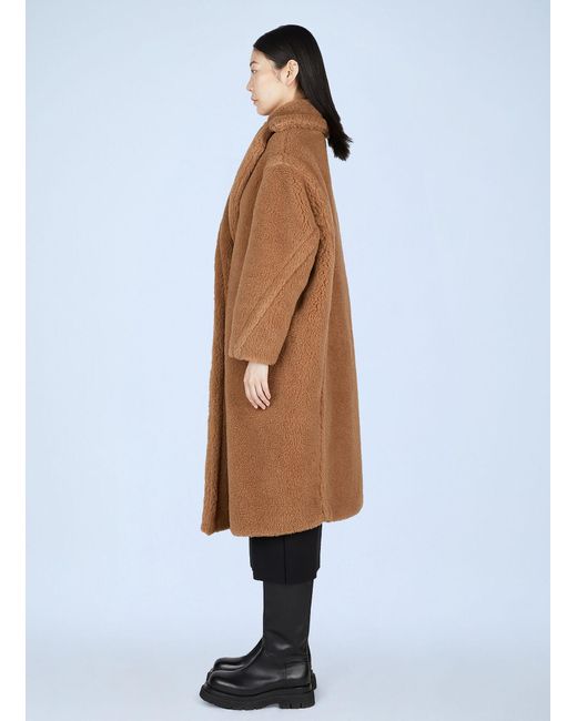 Max Mara Multicolor Teddy Bear Icon Coat