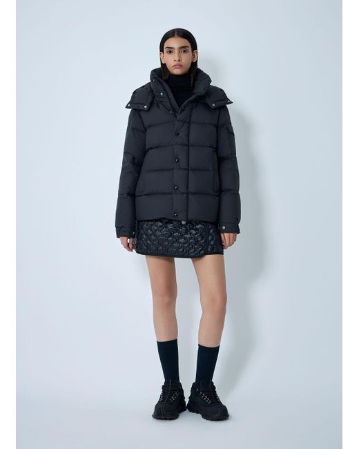 Moncler Blue Maya Short Down Jacket