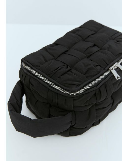Bottega Veneta Black Cassette Travel Pouch for men