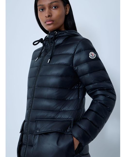 Moncler Blue Jasmin Short Parka Jacket